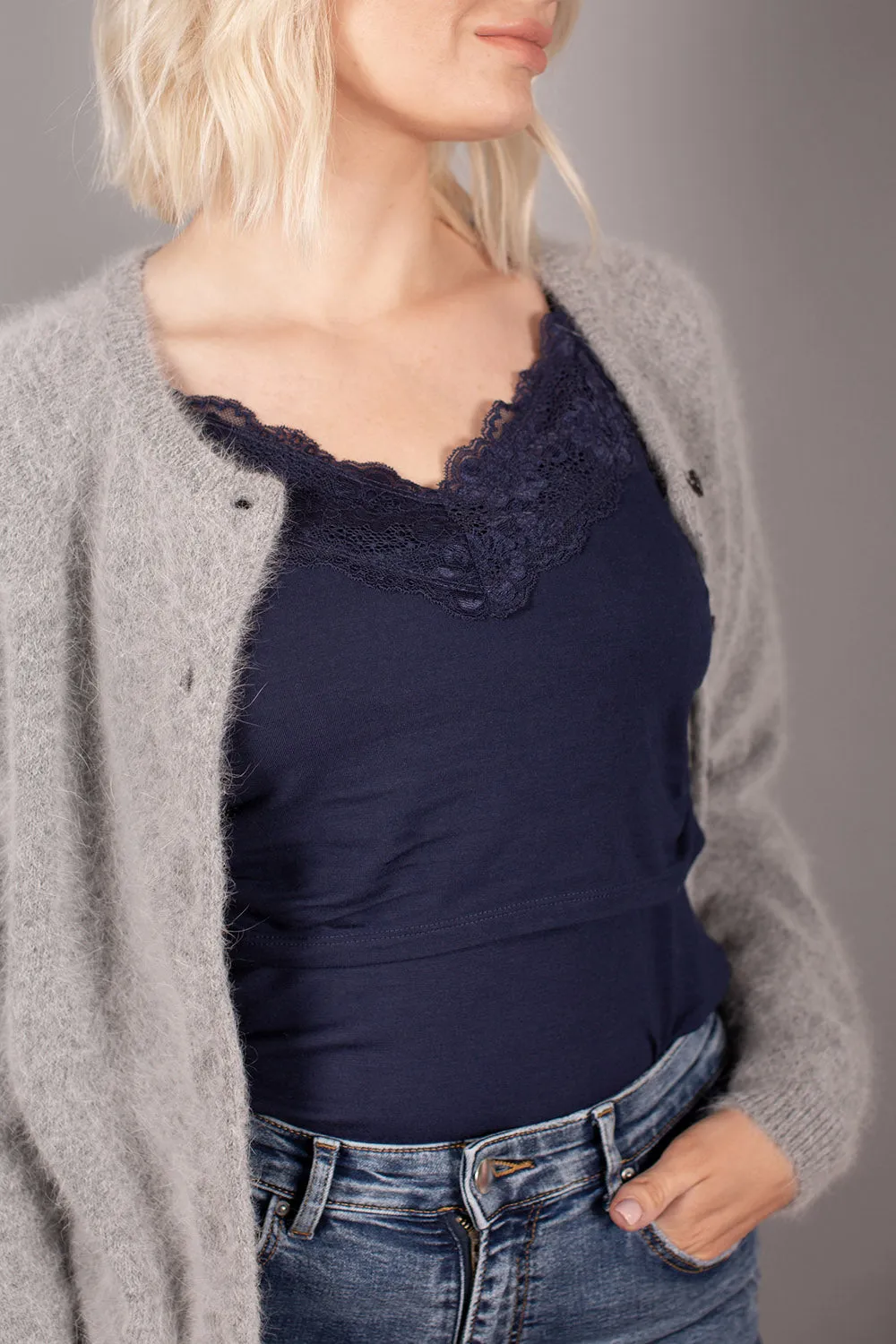 Nursing Cami in Midnight