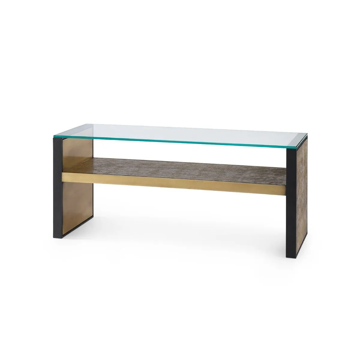 Odeon Large Bench/Coffee Table Glass Top / Clear