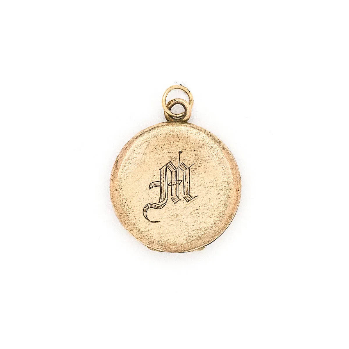 Old English "M" Antique Locket