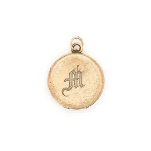 Old English "M" Antique Locket