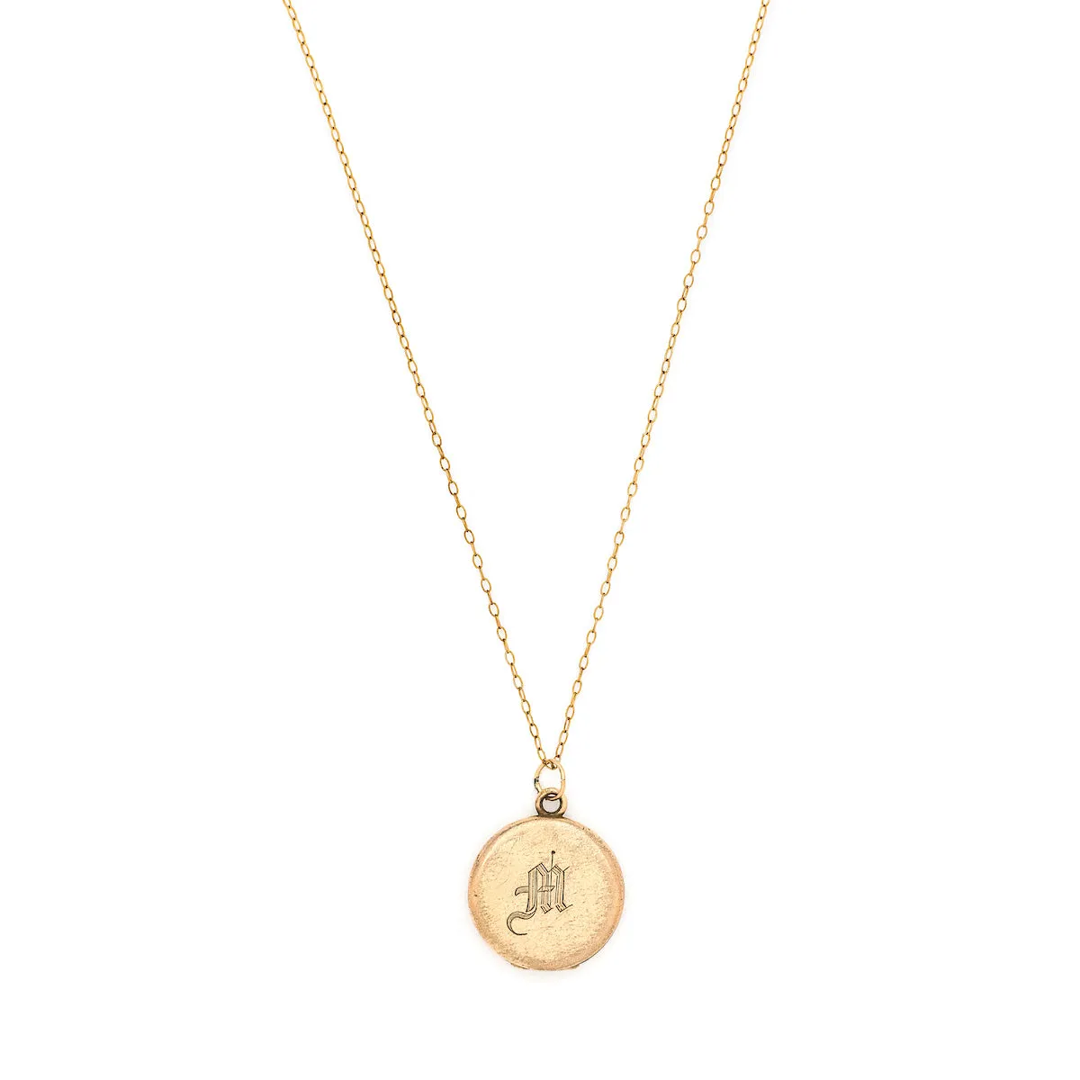 Old English "M" Antique Locket