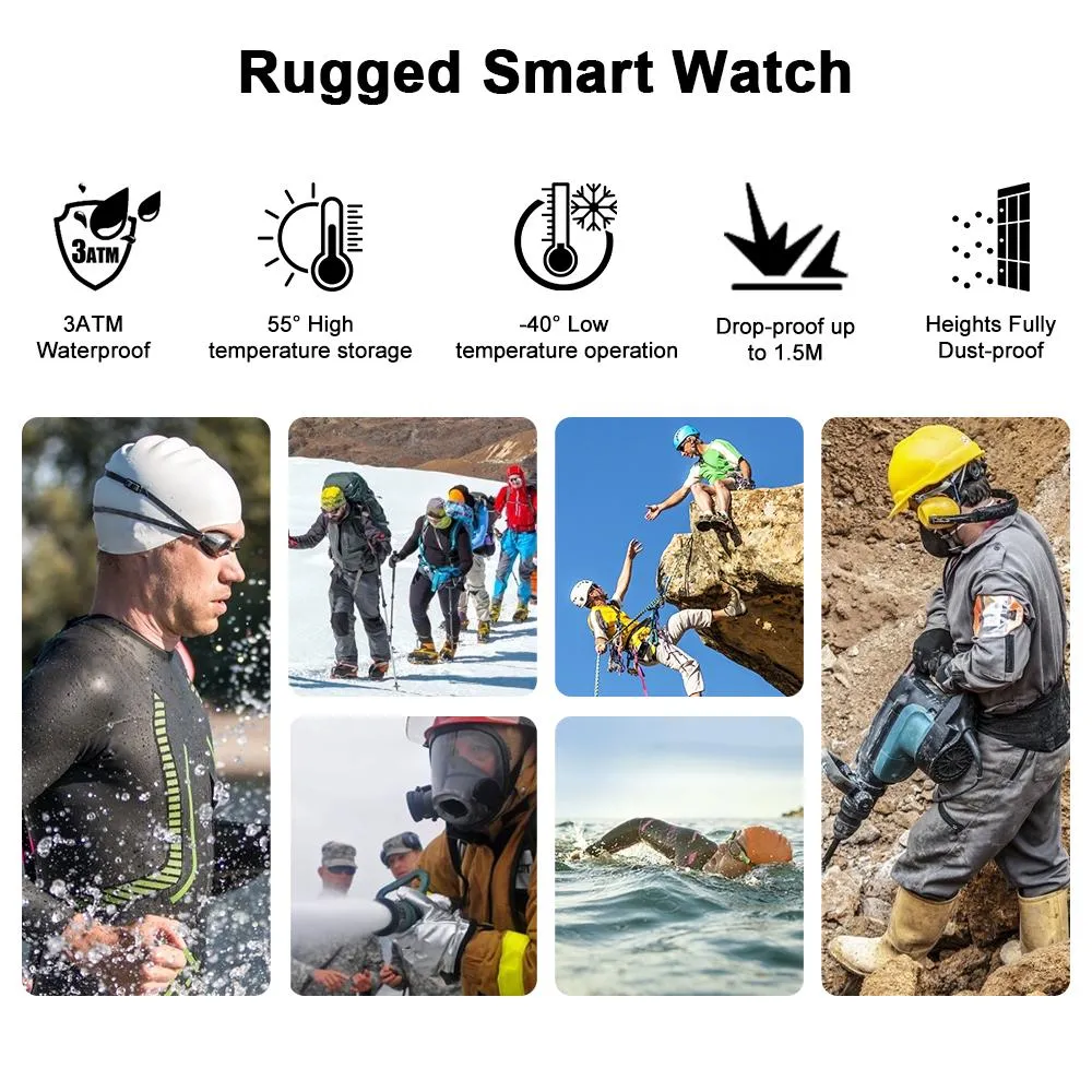Outdoor Sports Three Defense Smart Watch