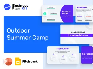 Outdoor Summer Camp Pitch Deck Example