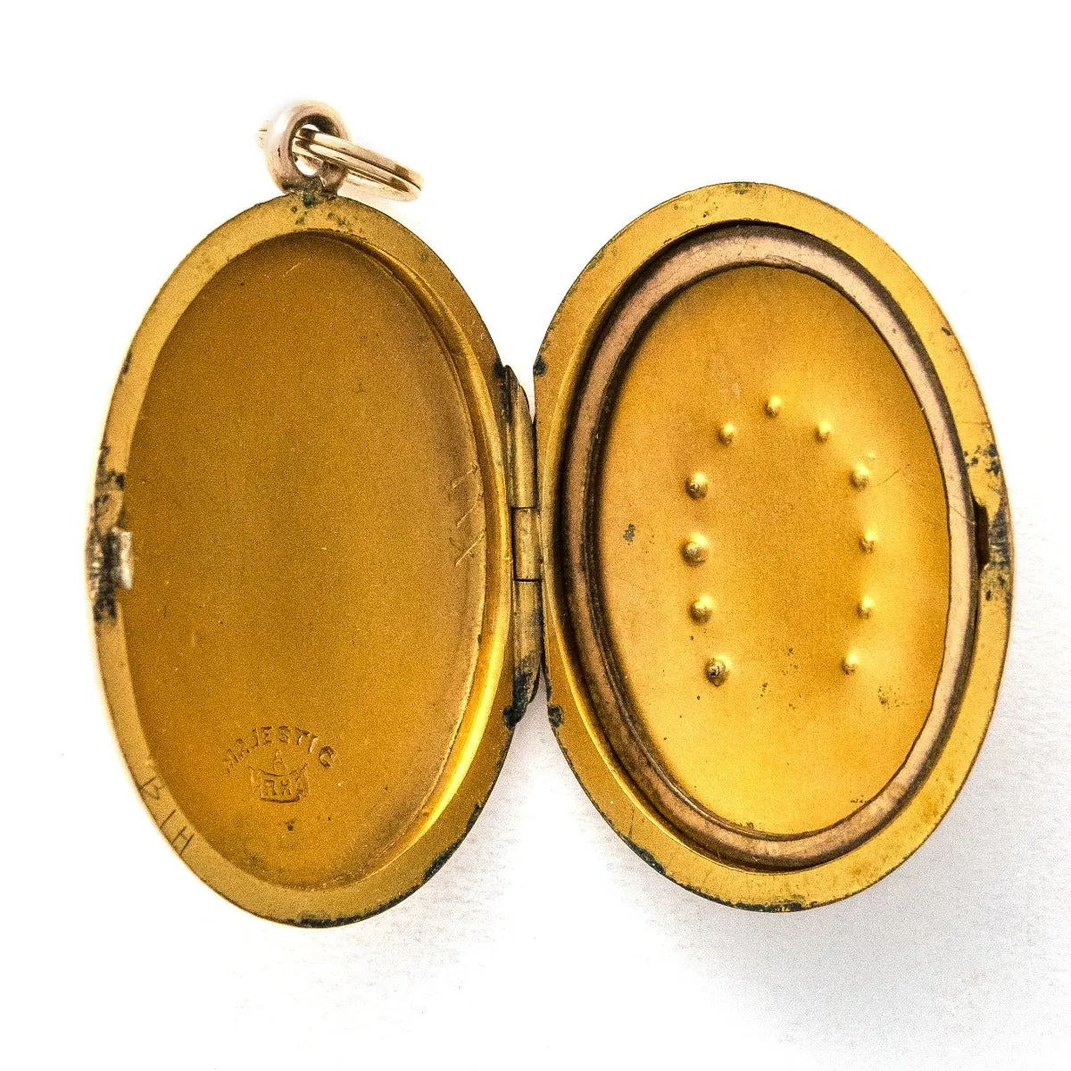 Oval Horseshoe Antique Locket