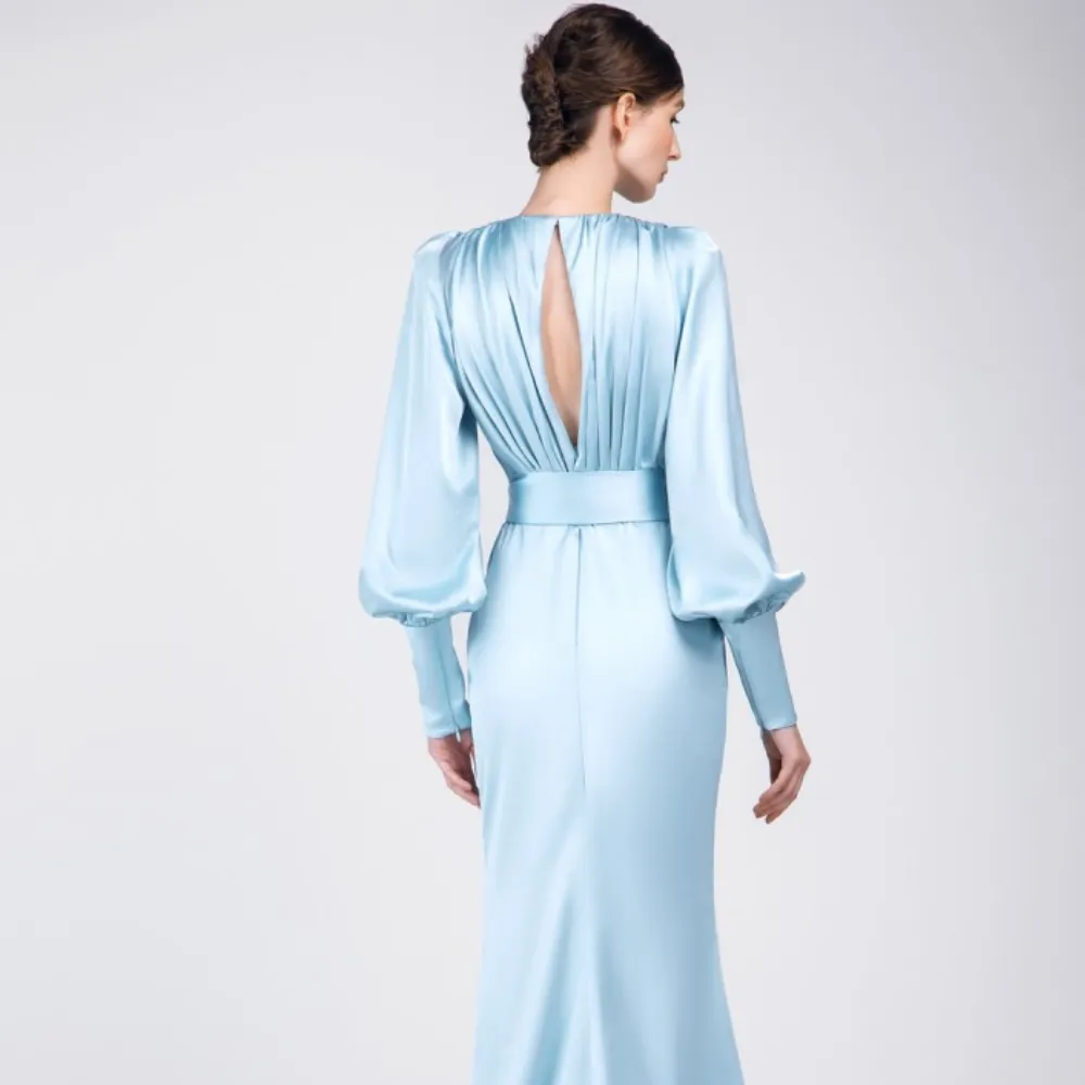 Pastel Blue Long Dress