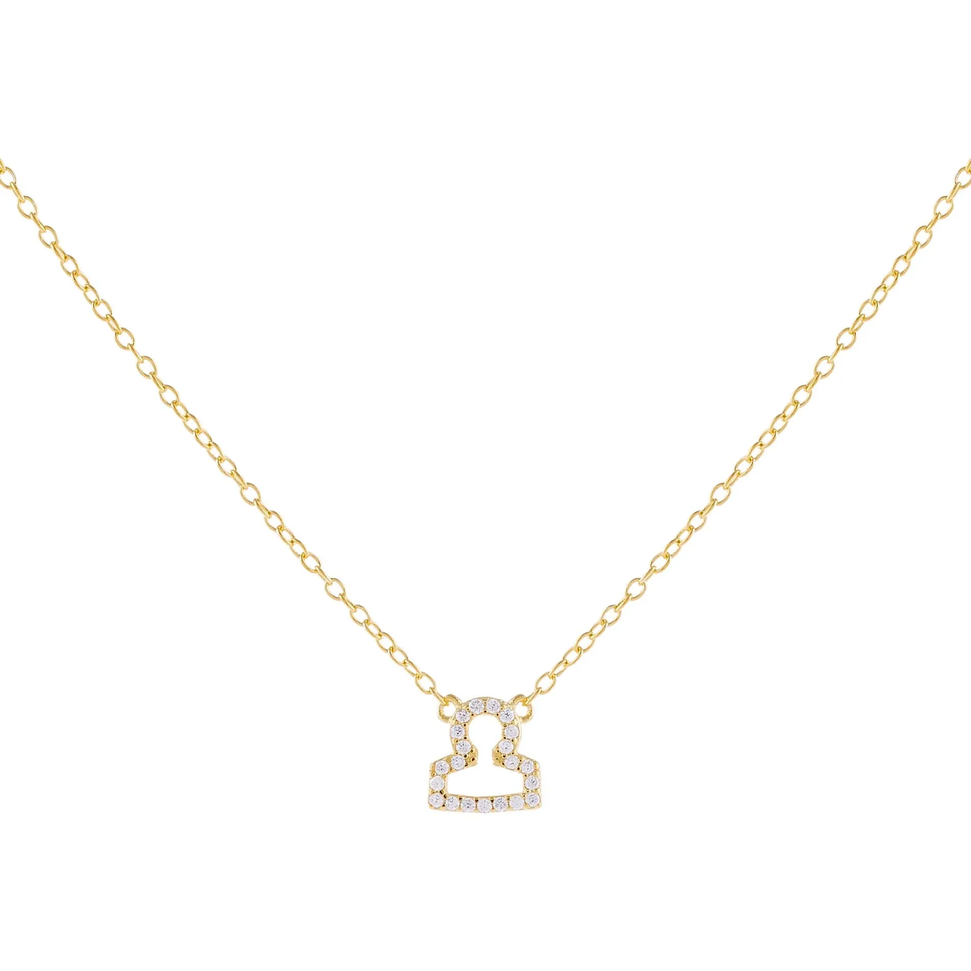 Pavé Zodiac Necklace