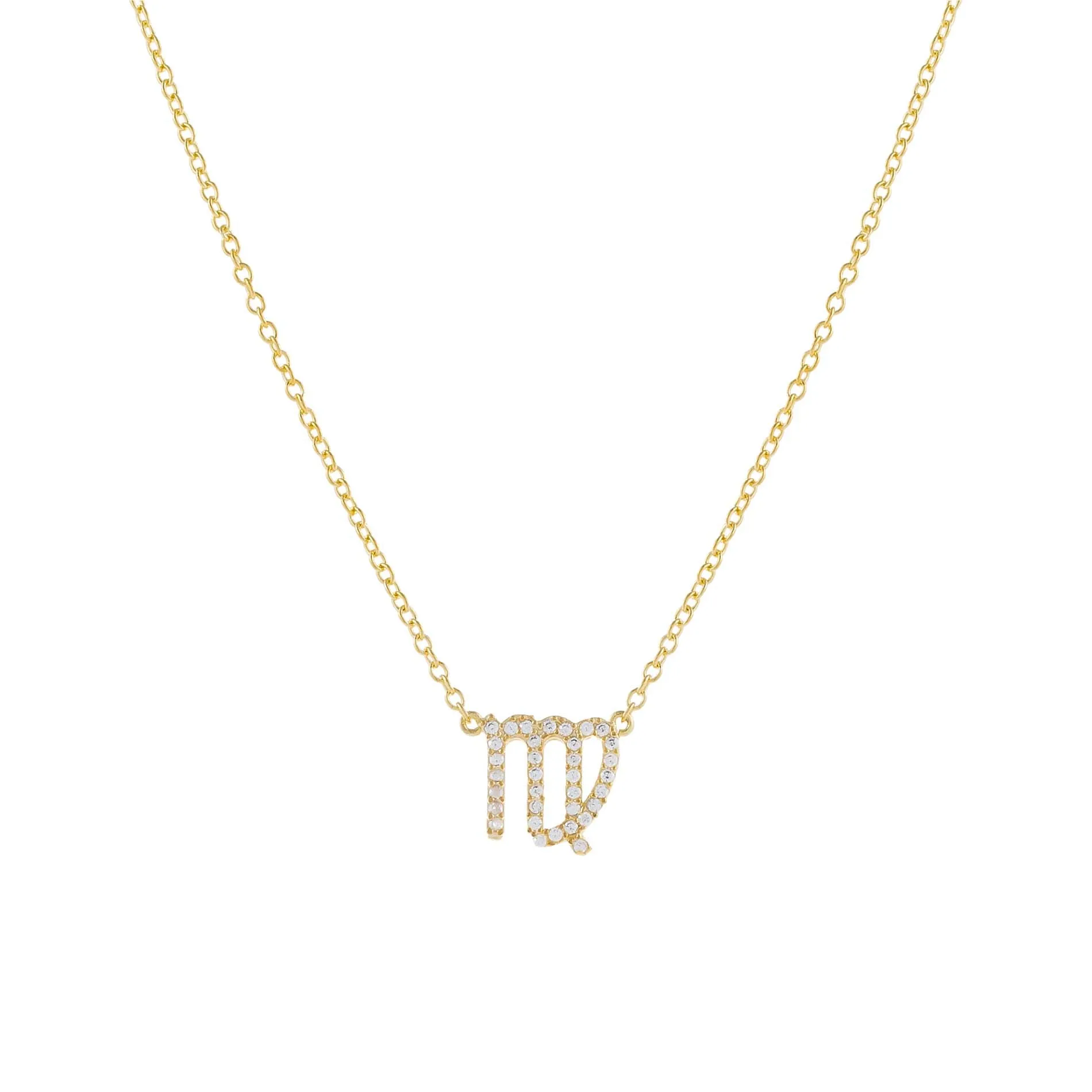 Pavé Zodiac Necklace