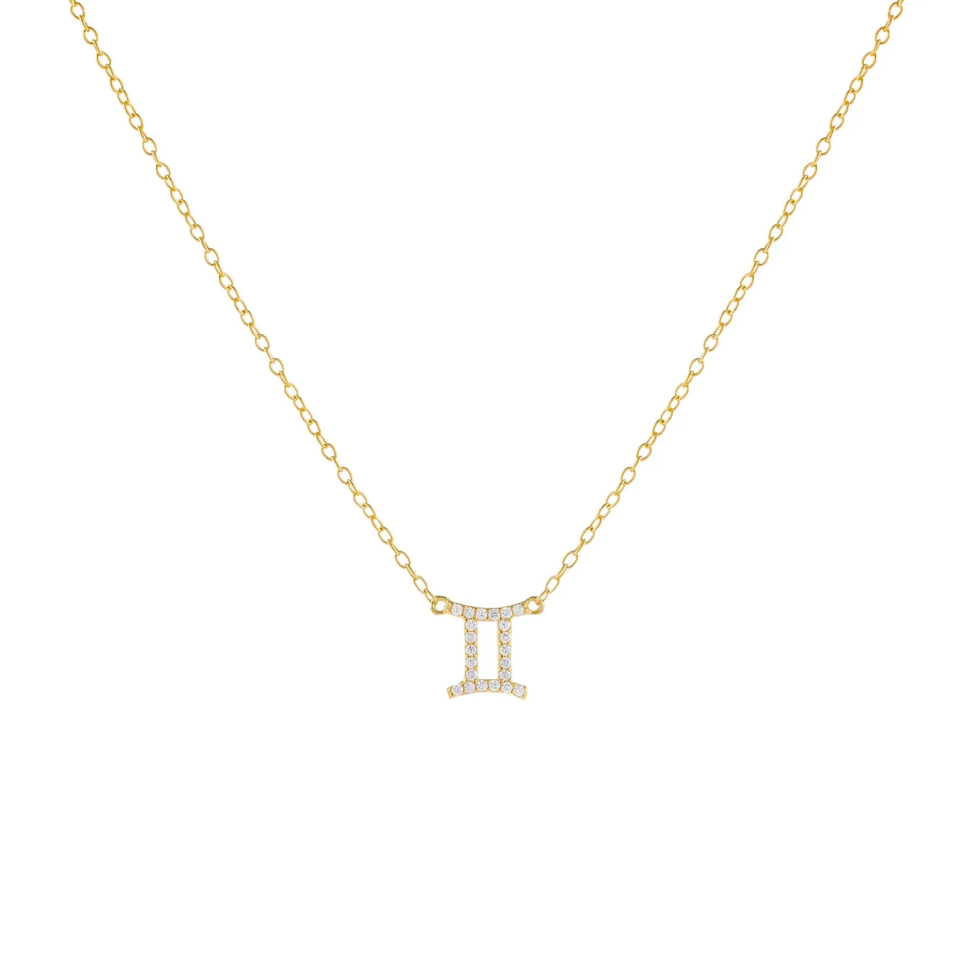 Pavé Zodiac Necklace
