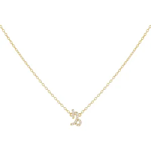 Pavé Zodiac Necklace