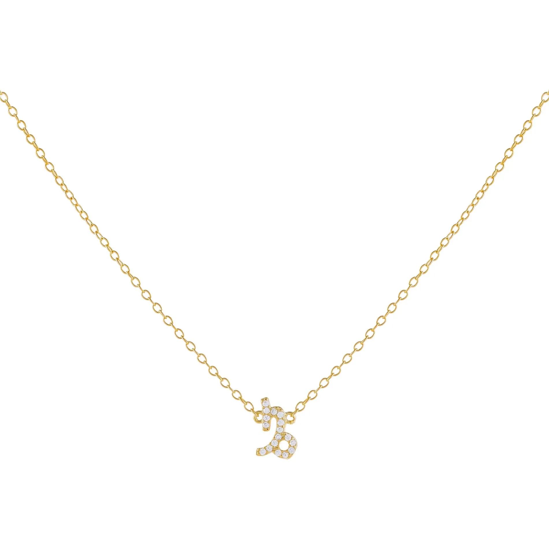 Pavé Zodiac Necklace