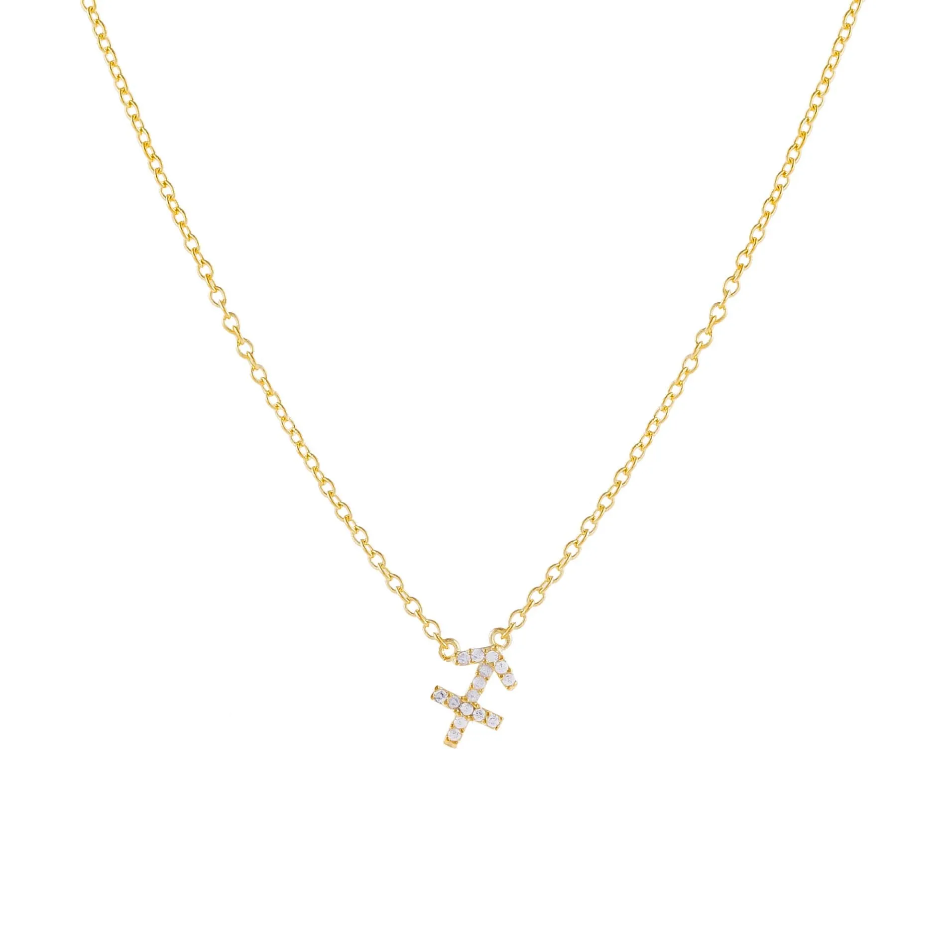 Pavé Zodiac Necklace