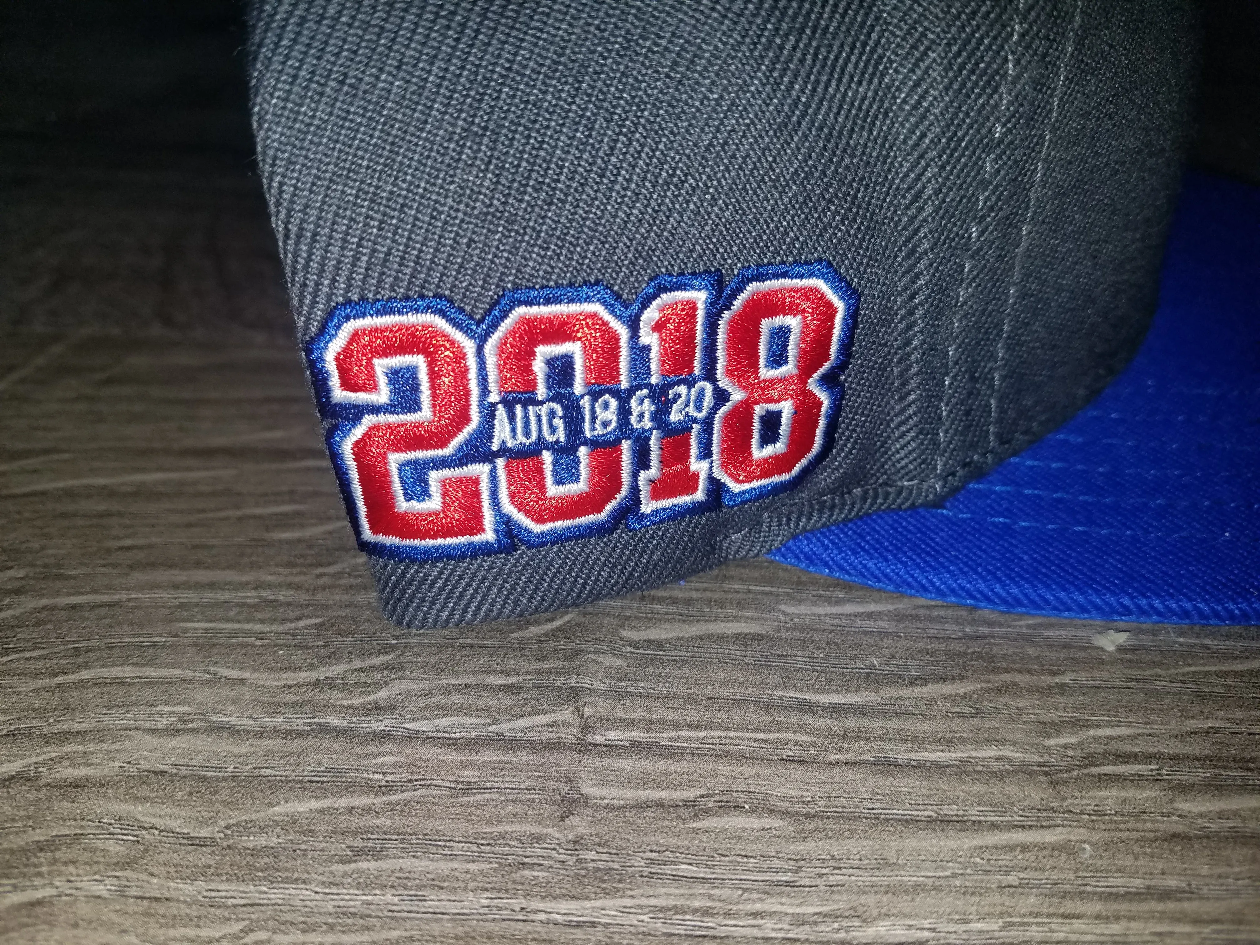 Pearl Jam Wrigley Field World Tour Black Blue Hat August 2018 Shows Never Worn