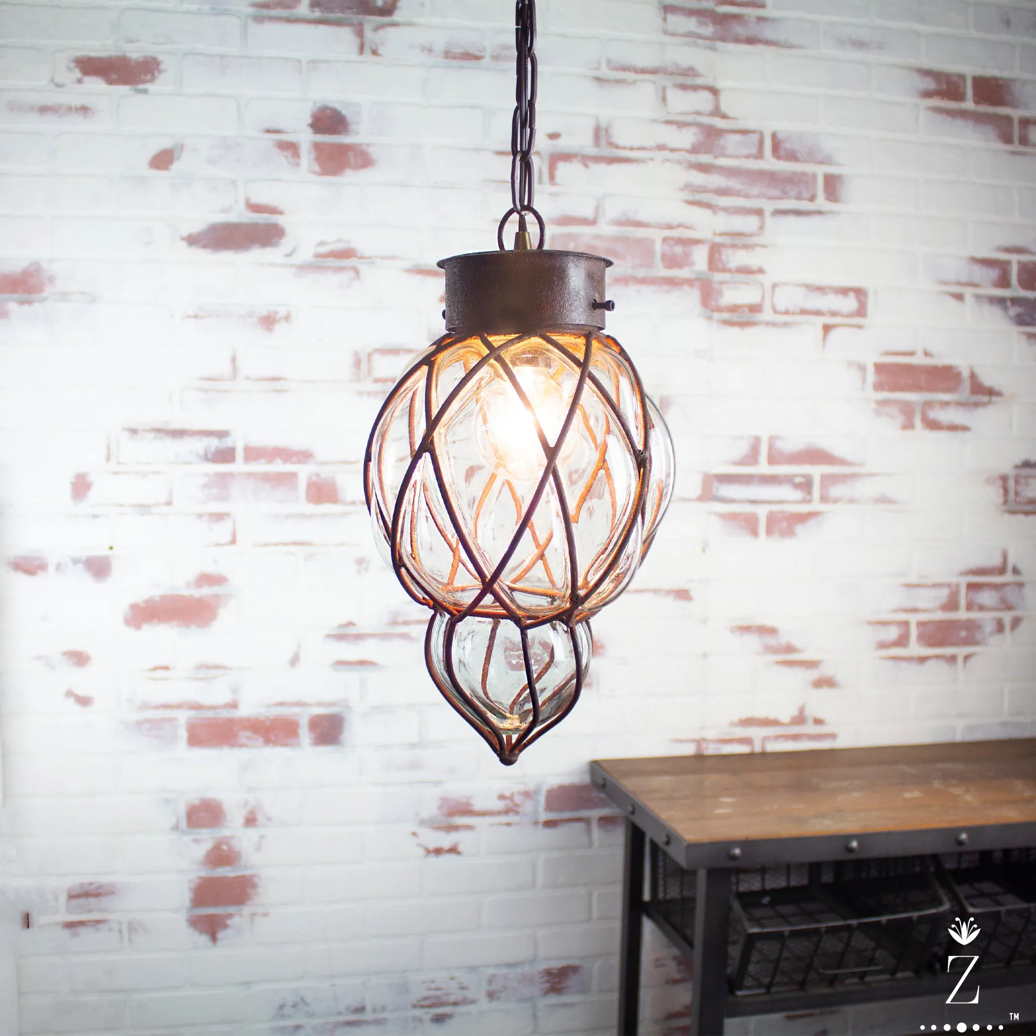 Piña Pendant Light | Small Clear