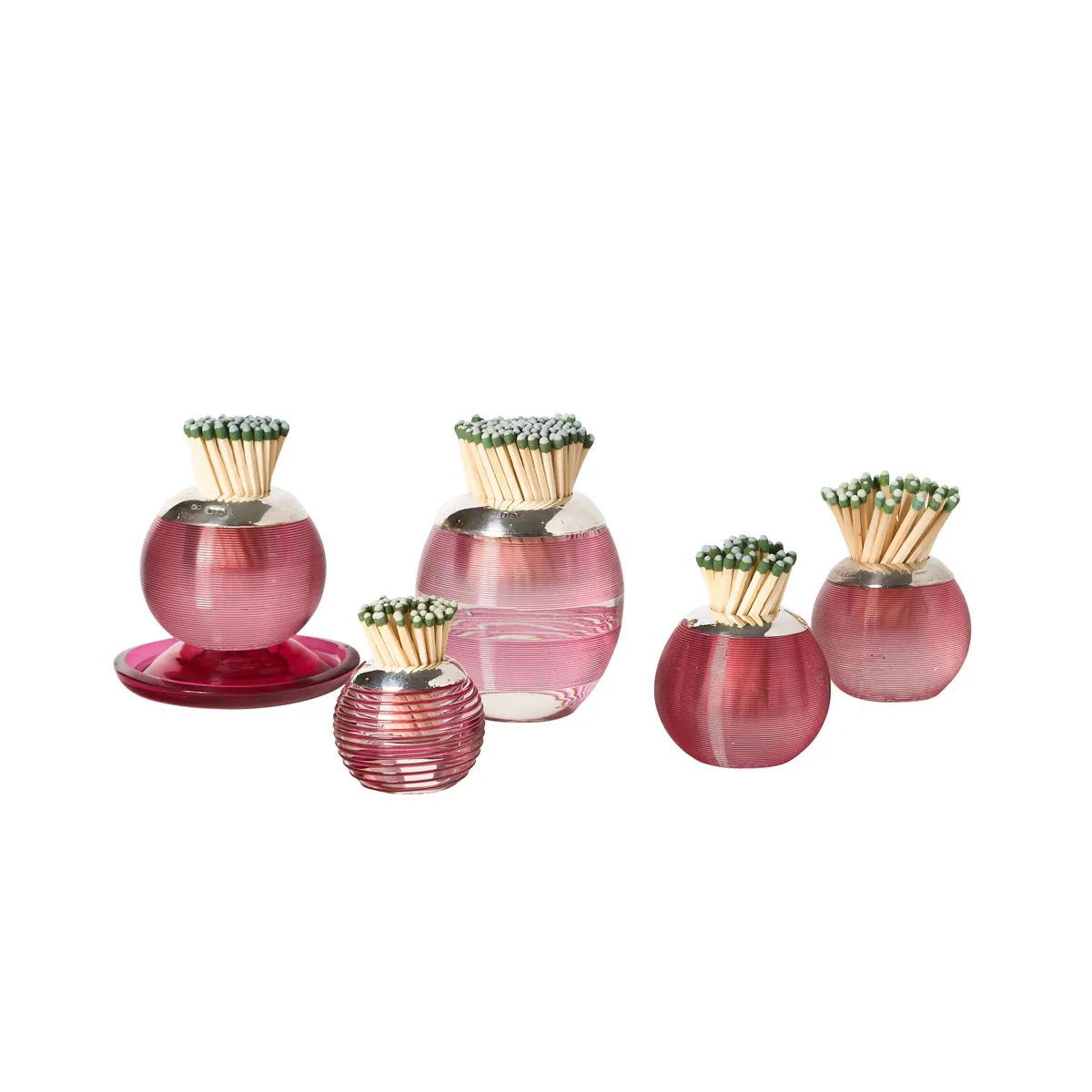 Pink and Sterling Edwardian Match Striker