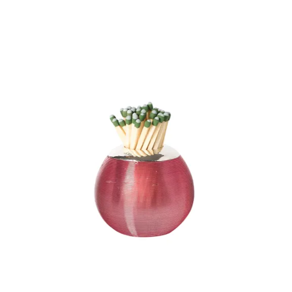 Pink and Sterling Edwardian Match Striker