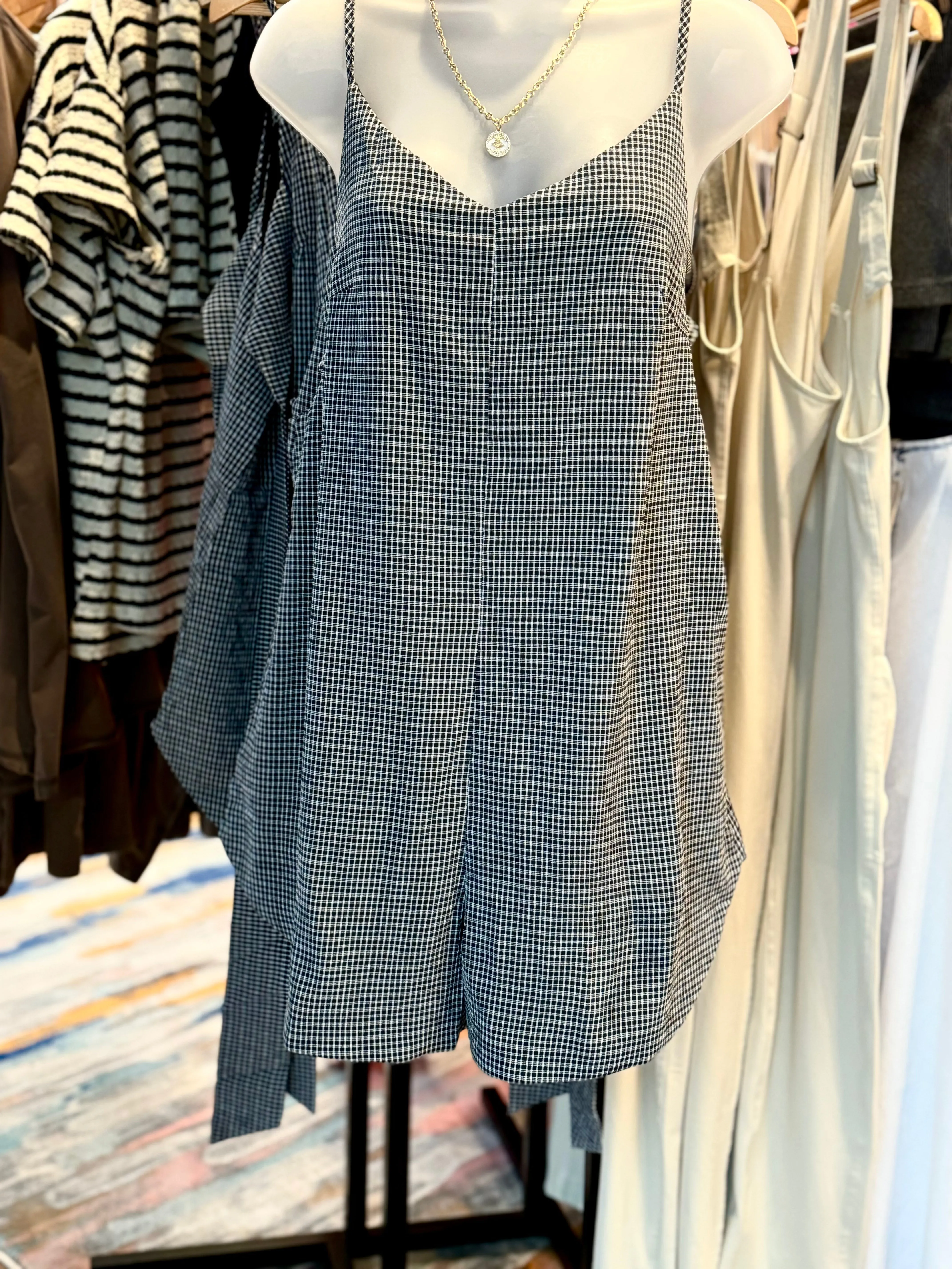Plaid Romper