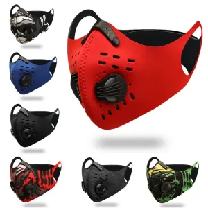 Premium Cycling Mask for Men and Women – Wind & Dustproof, Breathable Half Face Mask for Running, Outdoor Sports, Cold & Warm Protection, Activated Carbon Filter