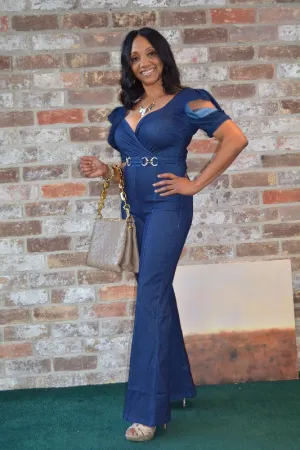 #PRETTY GIRL ROCK DENIM STRETCH FASHION JUMPSUIT