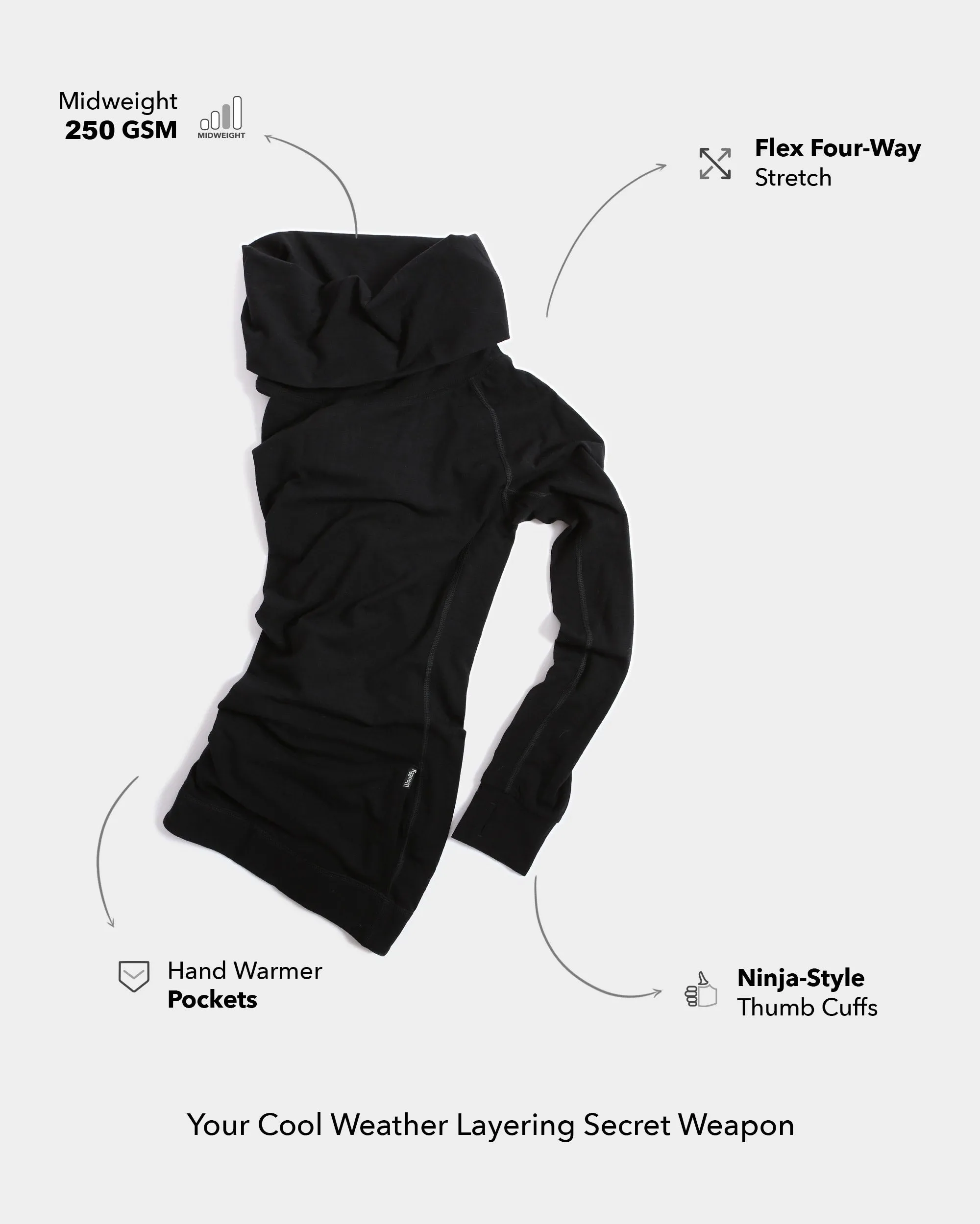 Pro-Knit Cowl Neck