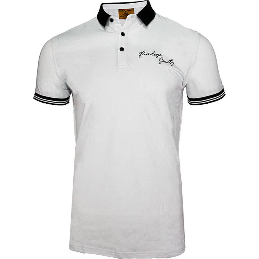 PS Script Polo Shirt , Navy/Teal