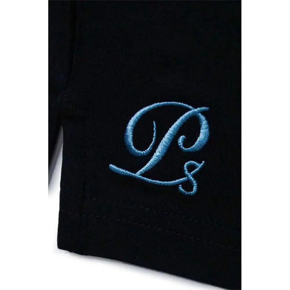 PS Script Polo Shirt , Navy/Teal