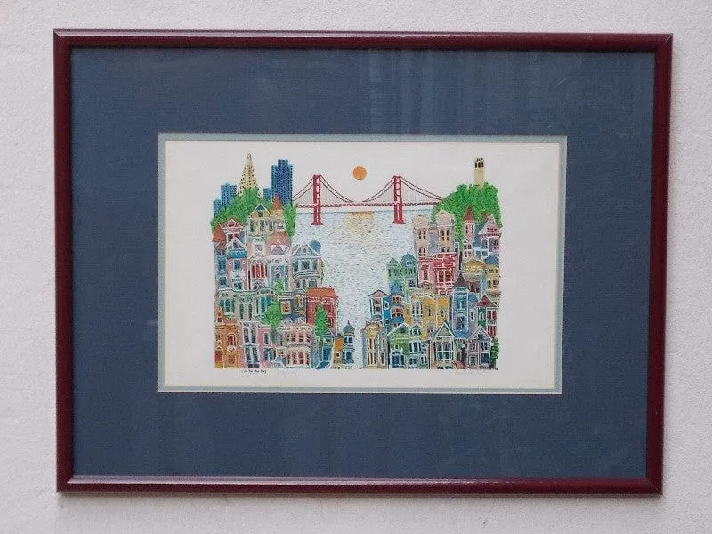 "City By The Bay" by Daniel Wehr - San Francisco Framed Wall Hanging