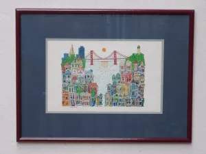 "City By The Bay" by Daniel Wehr - San Francisco Framed Wall Hanging
