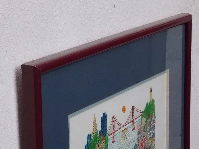 "City By The Bay" by Daniel Wehr - San Francisco Framed Wall Hanging