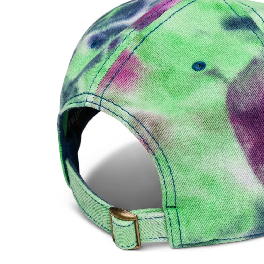 "Hero" Embroidery Tie Dye Hat - Add a Splash of Color to Your Style!