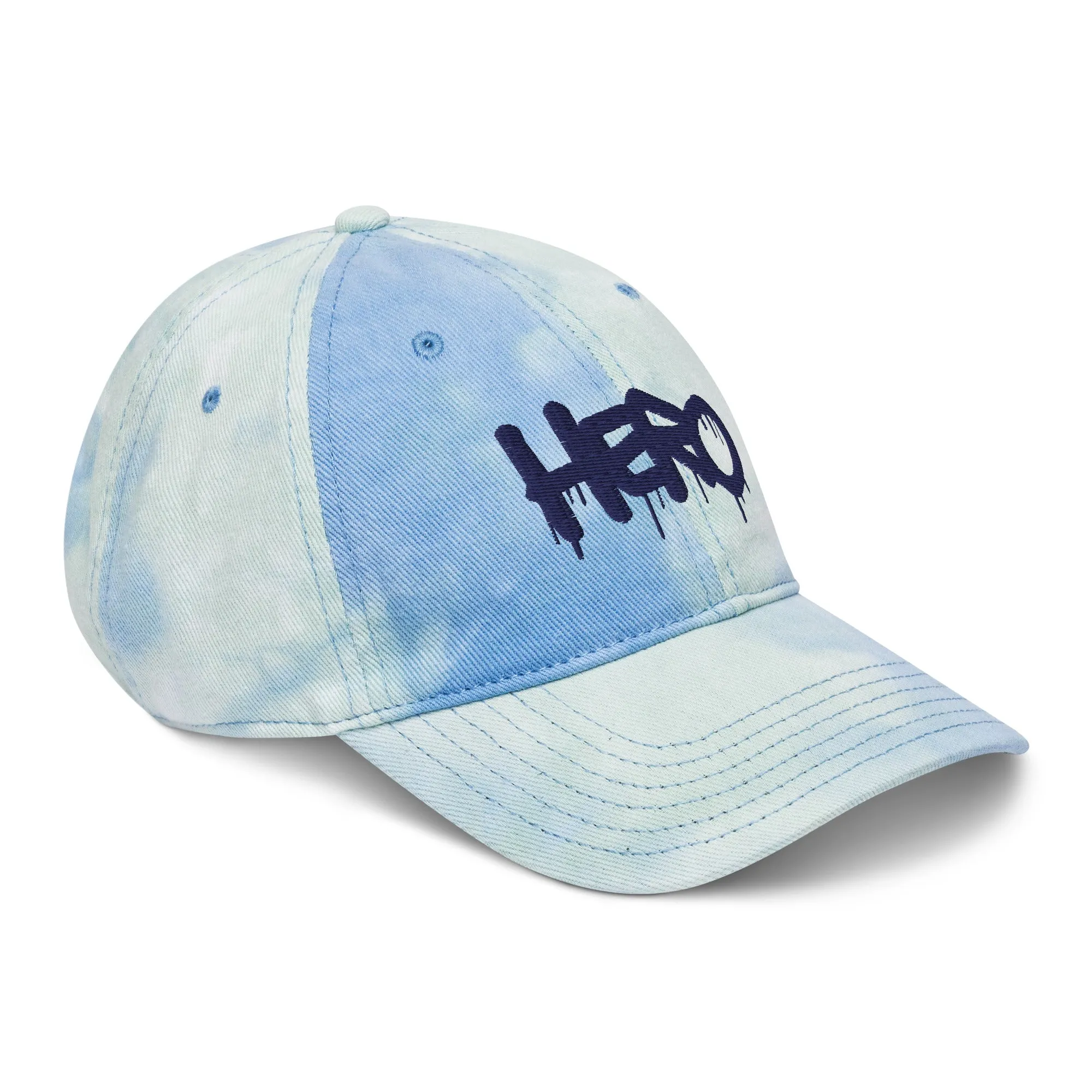 "Hero" Embroidery Tie Dye Hat - Add a Splash of Color to Your Style!