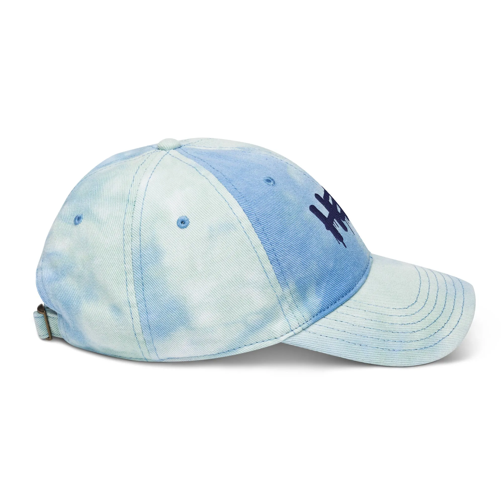 "Hero" Embroidery Tie Dye Hat - Add a Splash of Color to Your Style!
