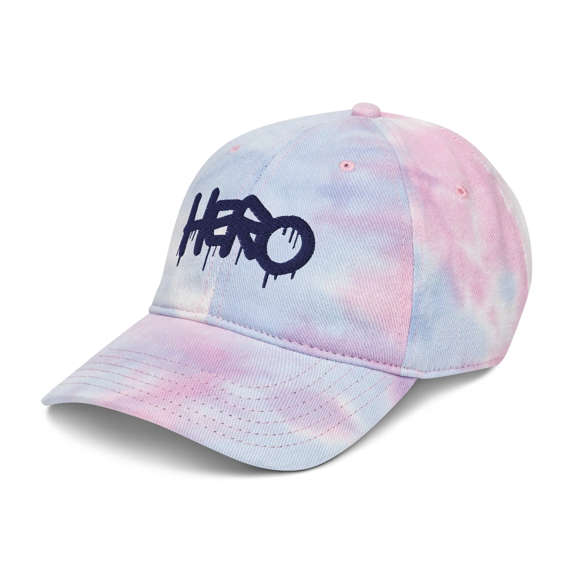 "Hero" Embroidery Tie Dye Hat - Add a Splash of Color to Your Style!