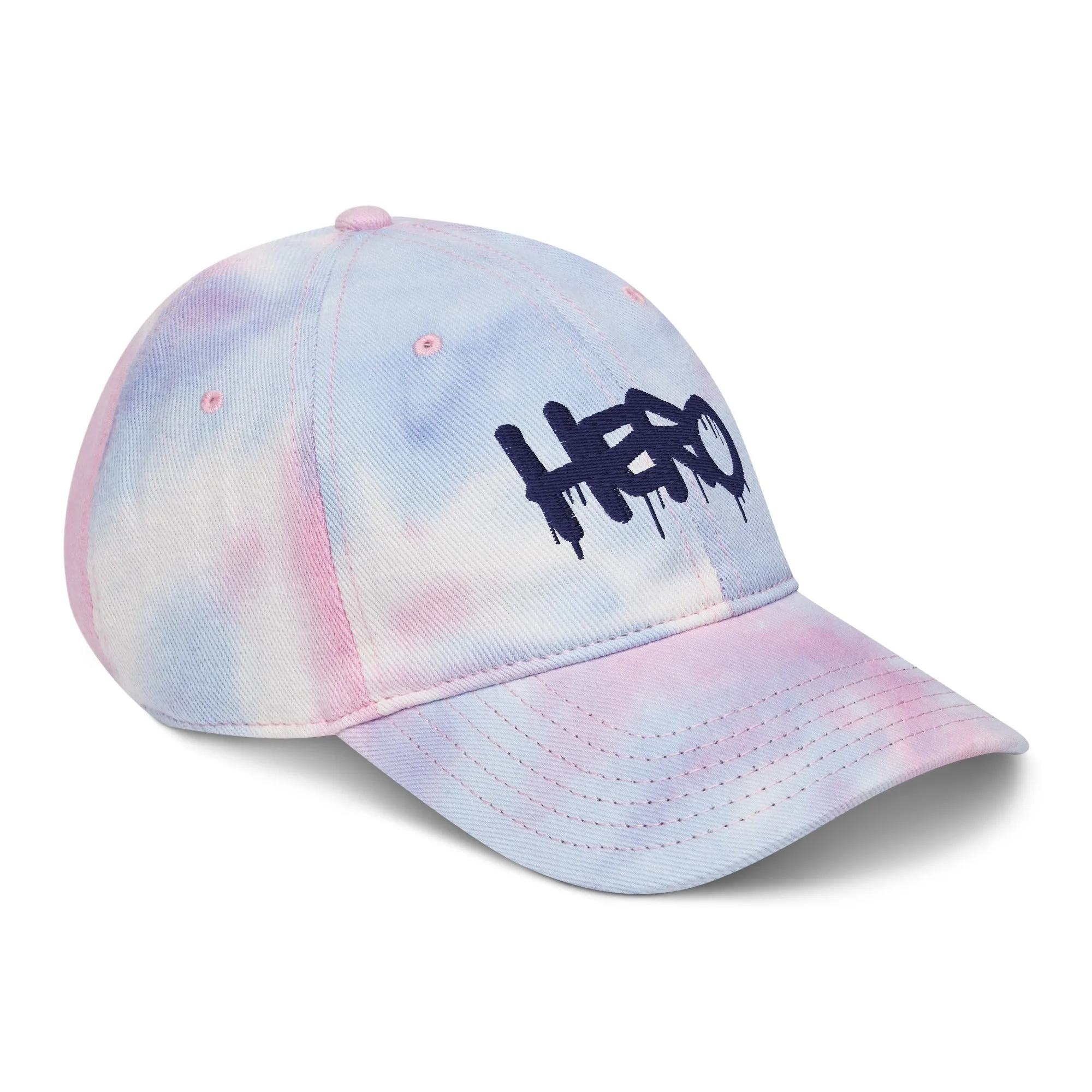 "Hero" Embroidery Tie Dye Hat - Add a Splash of Color to Your Style!
