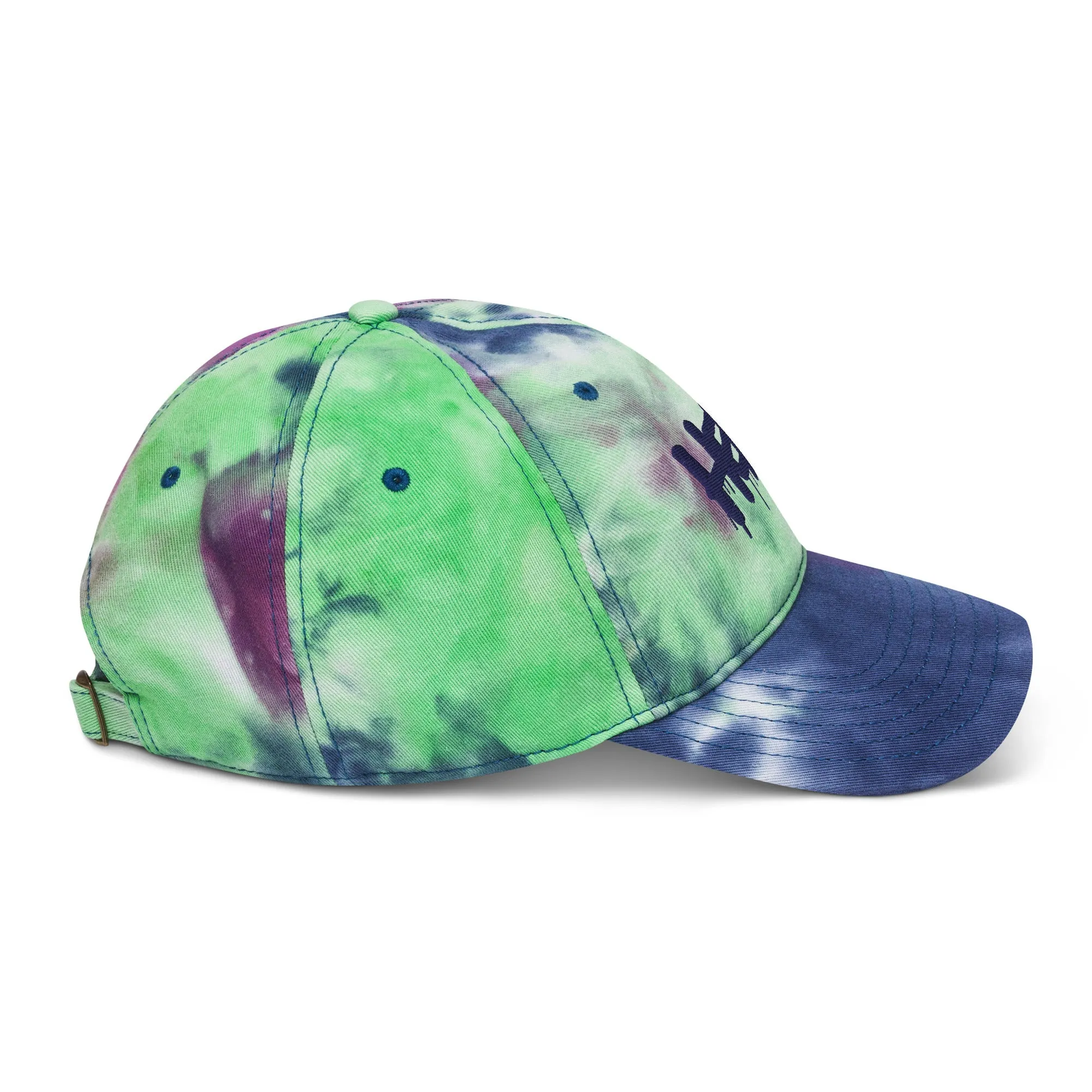 "Hero" Embroidery Tie Dye Hat - Add a Splash of Color to Your Style!