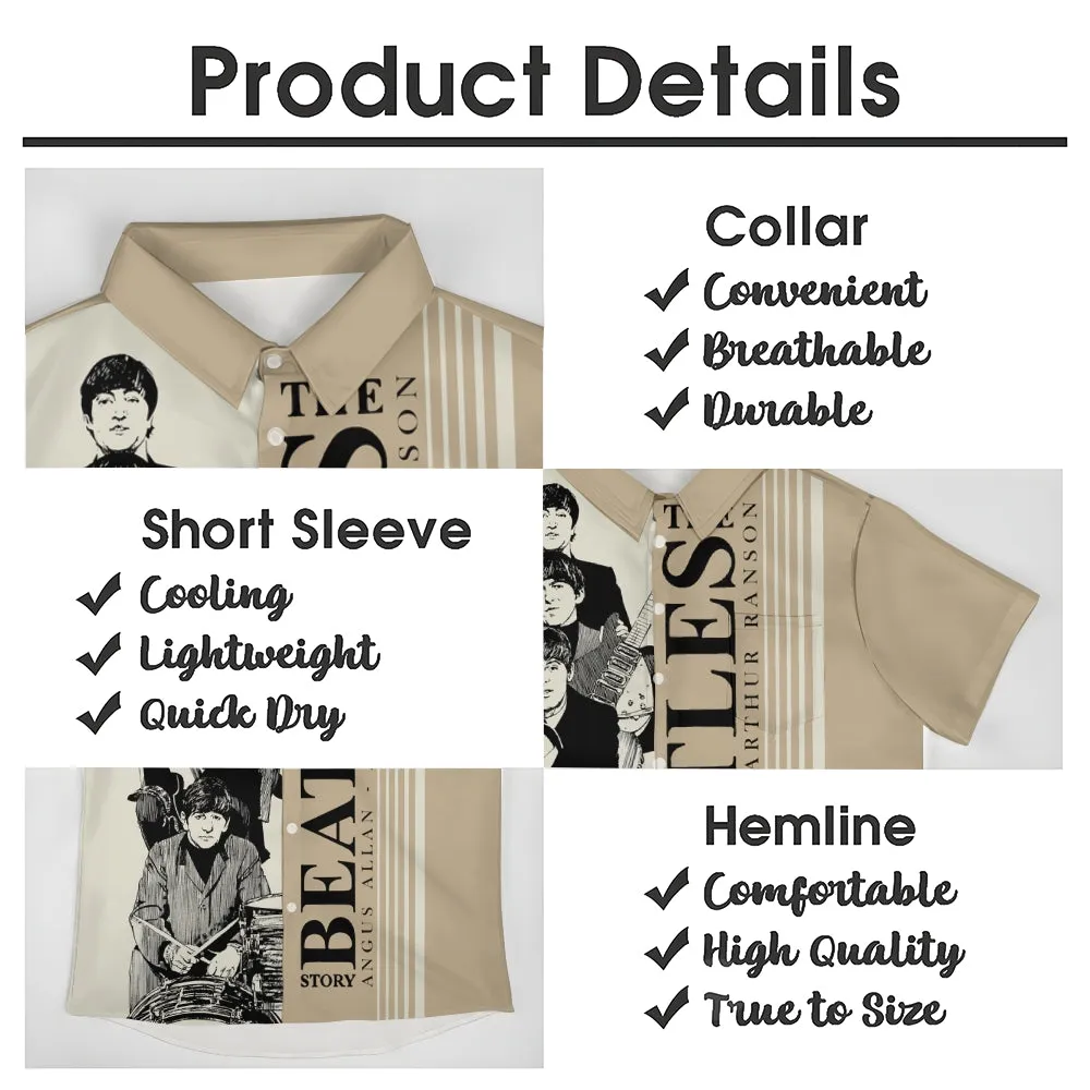 "The Beatles Story" Music Casual Short Sleeve Shirt 2410007202