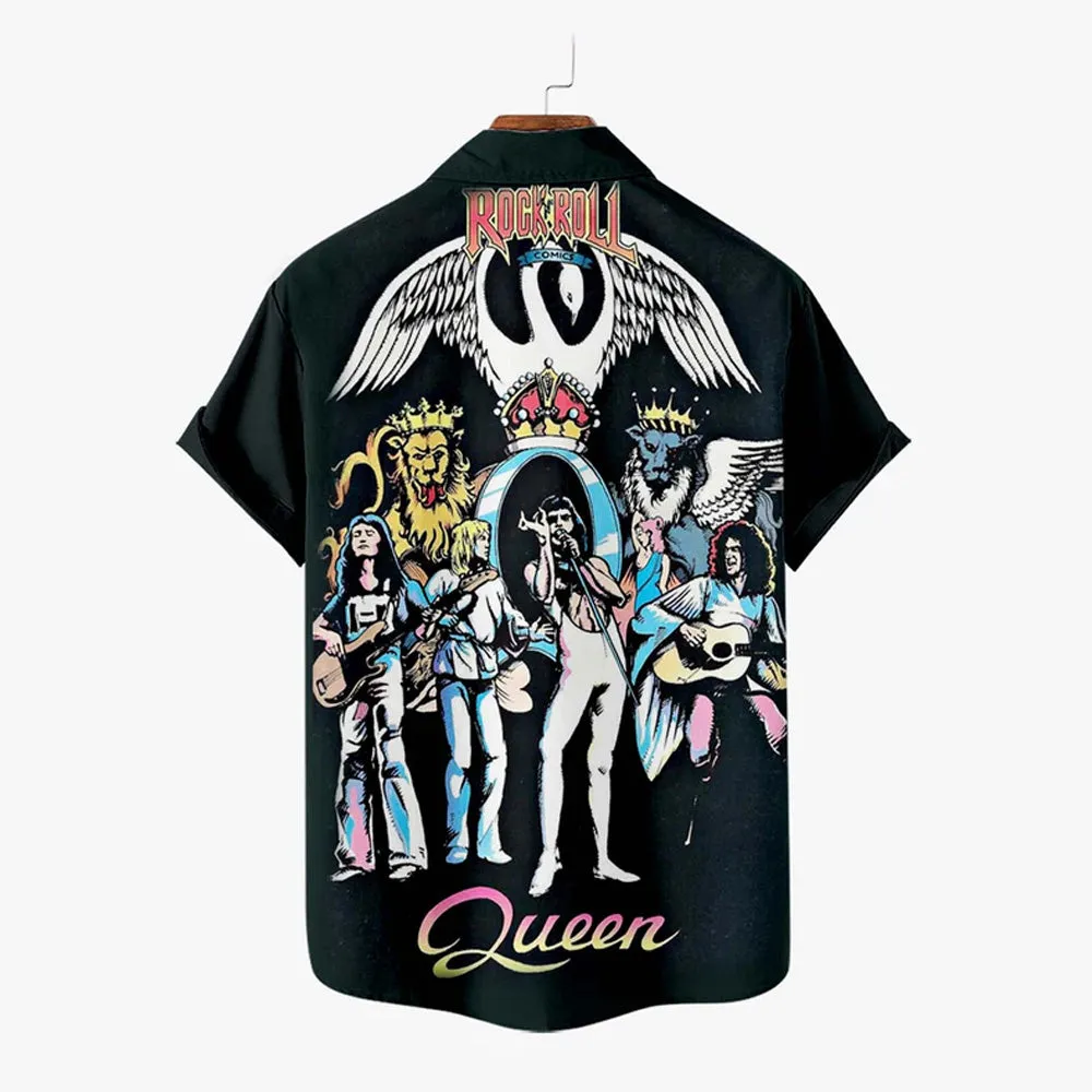 "The Beatles Story" Music Casual Short Sleeve Shirt 2410007202
