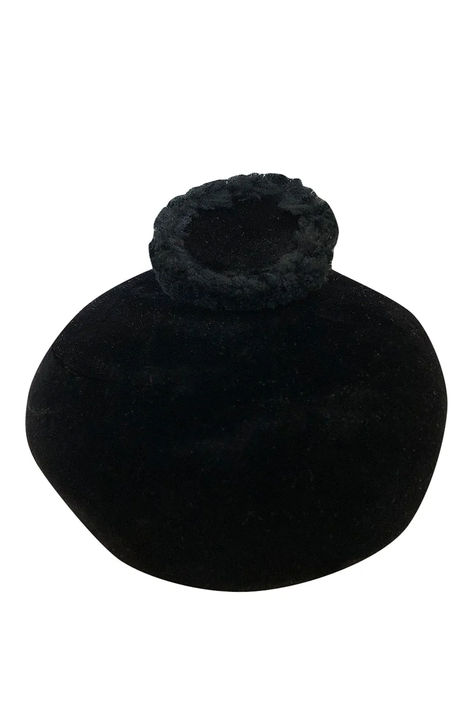 Rare c.1965 Halston for Bergdorf Goodman's Velvet Novelty Hat
