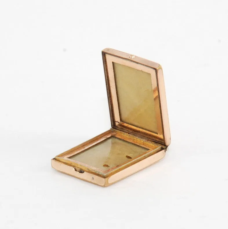 Rectangular Moon & Star Locket