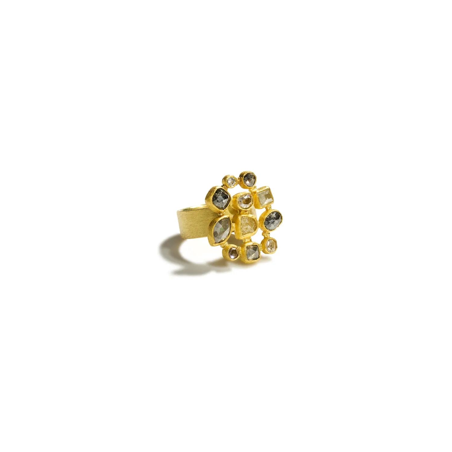 Round Mosaic Diamond Ring
