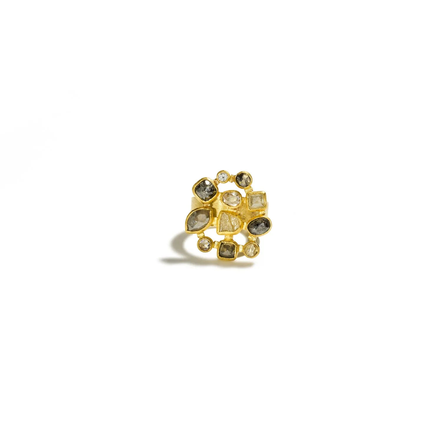 Round Mosaic Diamond Ring