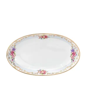 Royalty Porcelain 'Ruby Rose' Serving Platter 24K Gold (10 Oval)