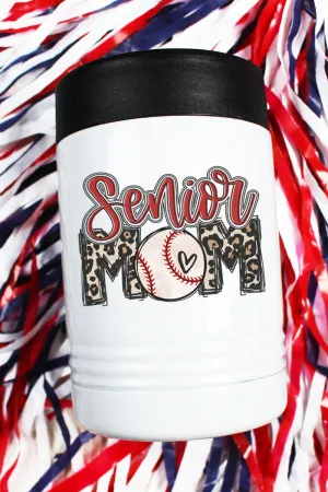 Senior Leopard Baseball Mom Stainless Steel Hugger 12oz