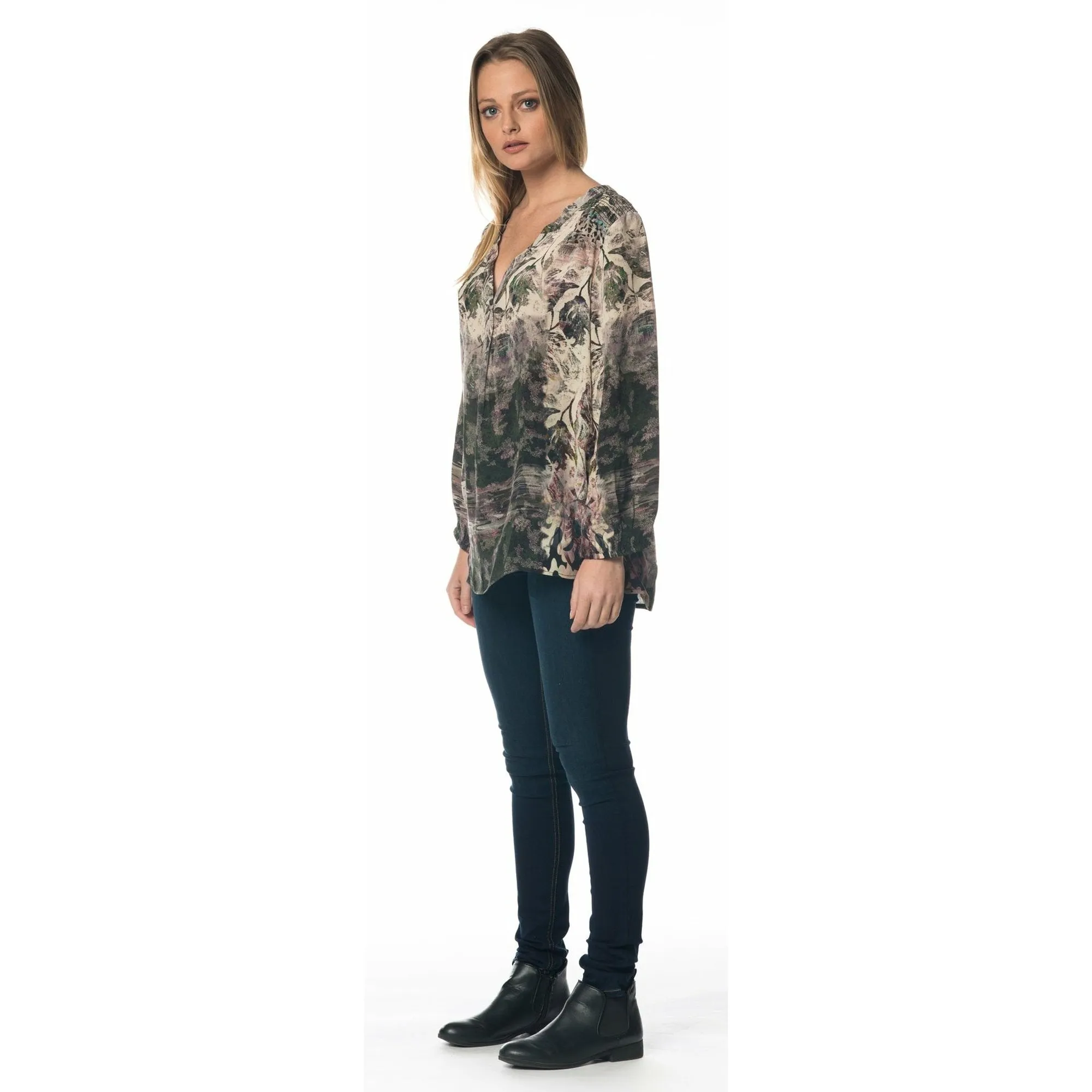 Silk Joanna Beige Top