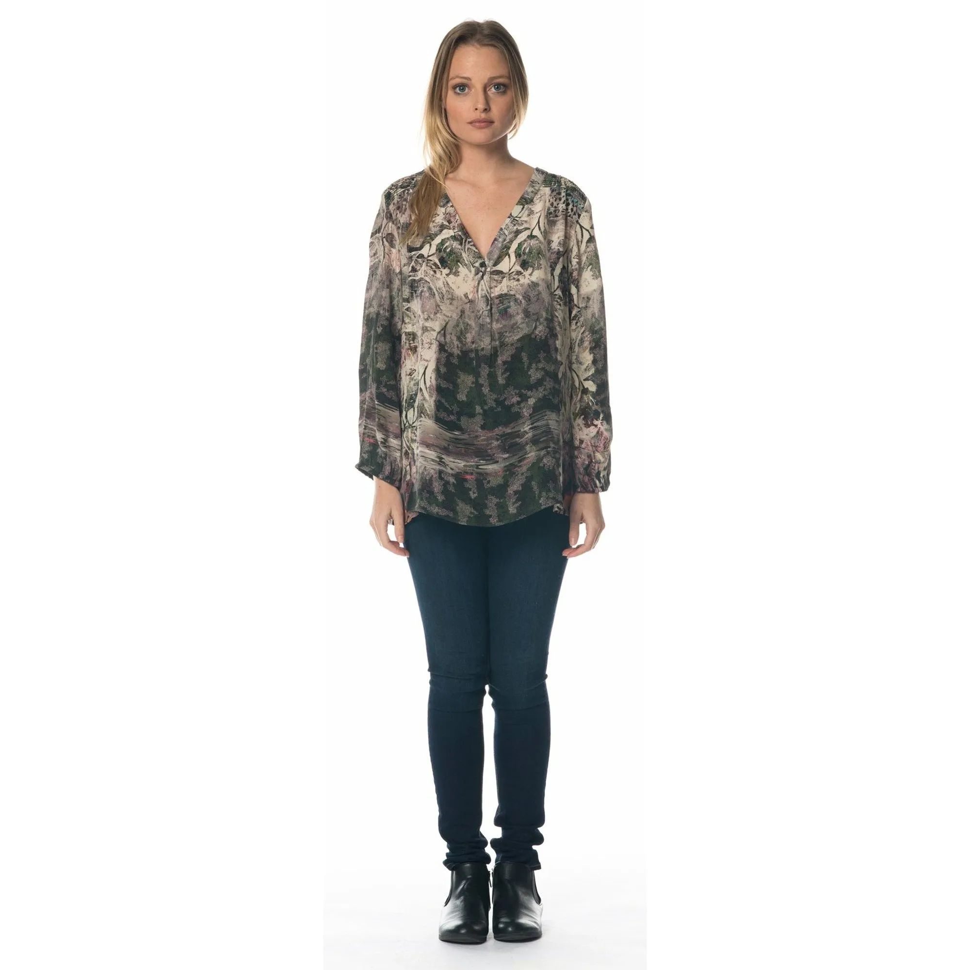Silk Joanna Beige Top