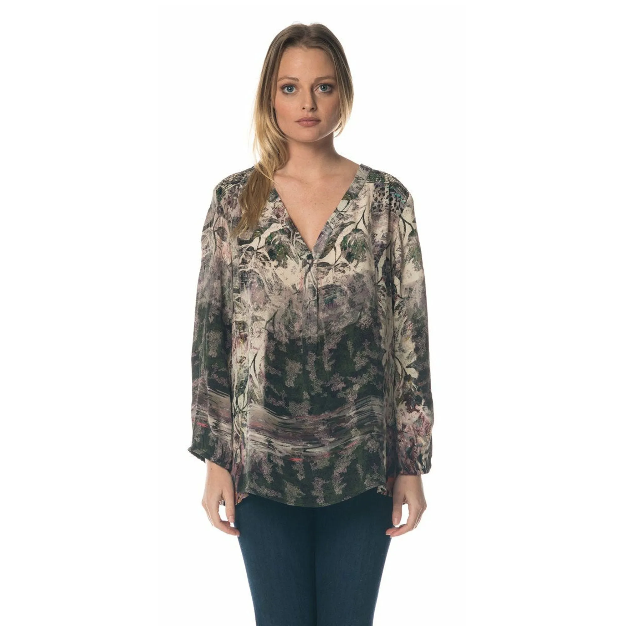 Silk Joanna Beige Top