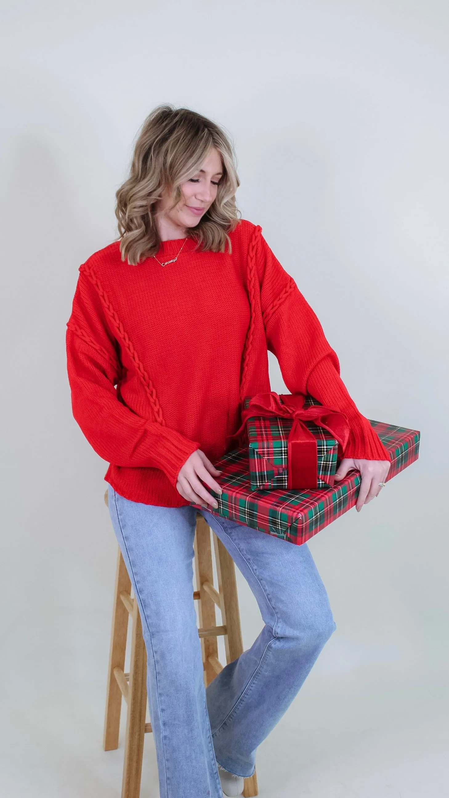 Sleigh Red Sweater