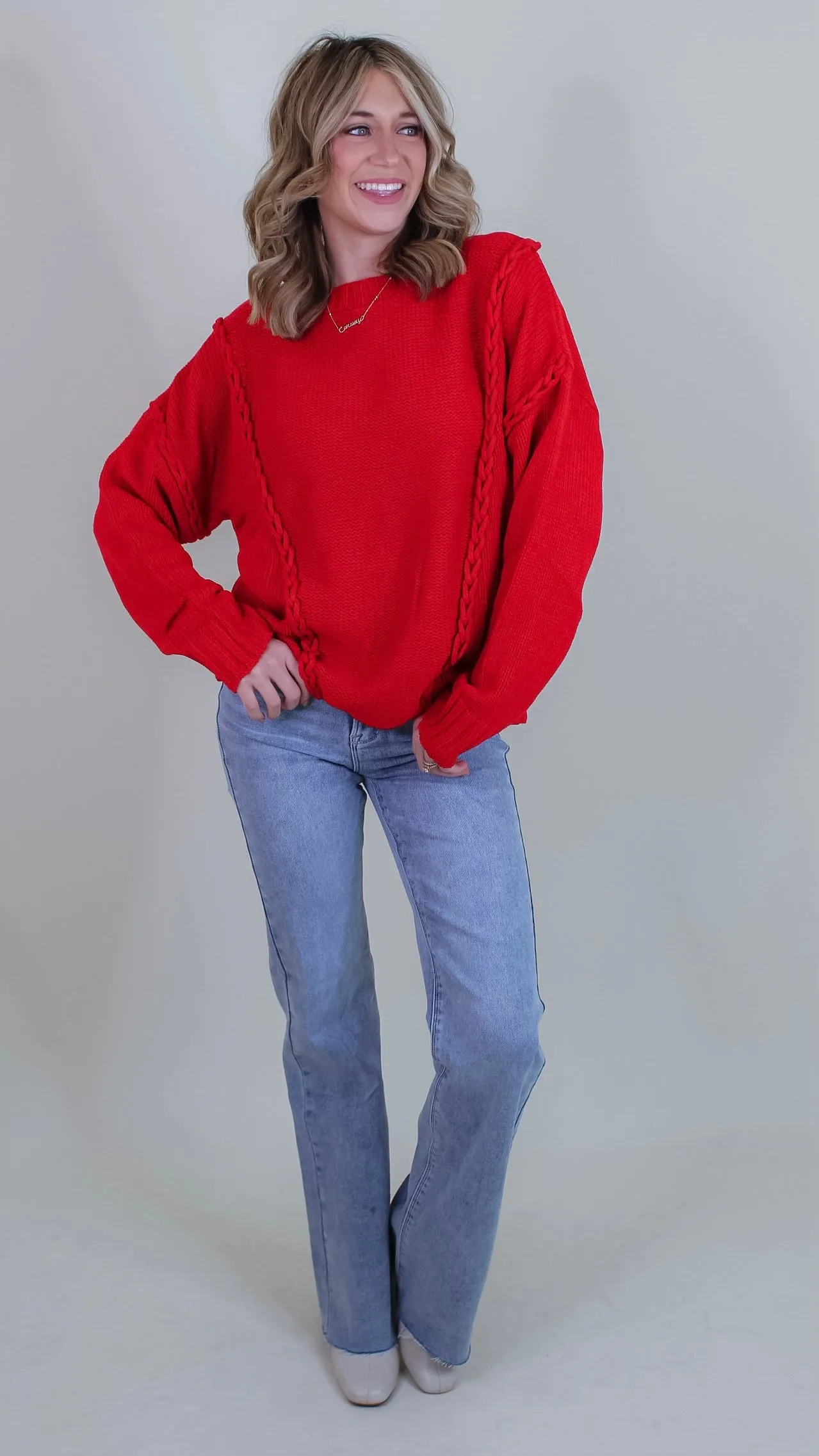 Sleigh Red Sweater