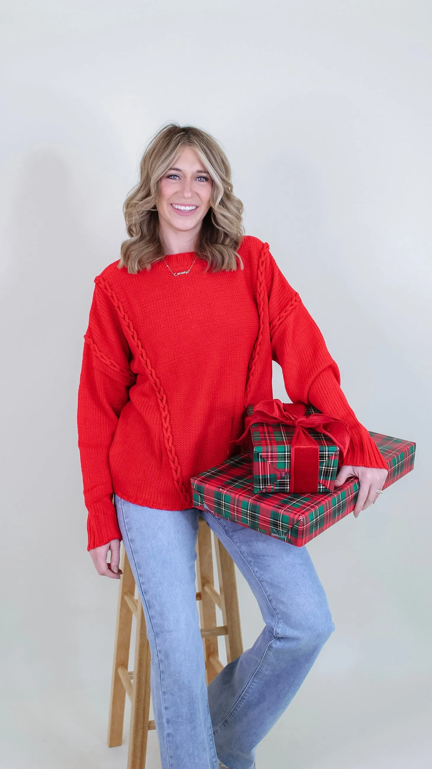 Sleigh Red Sweater