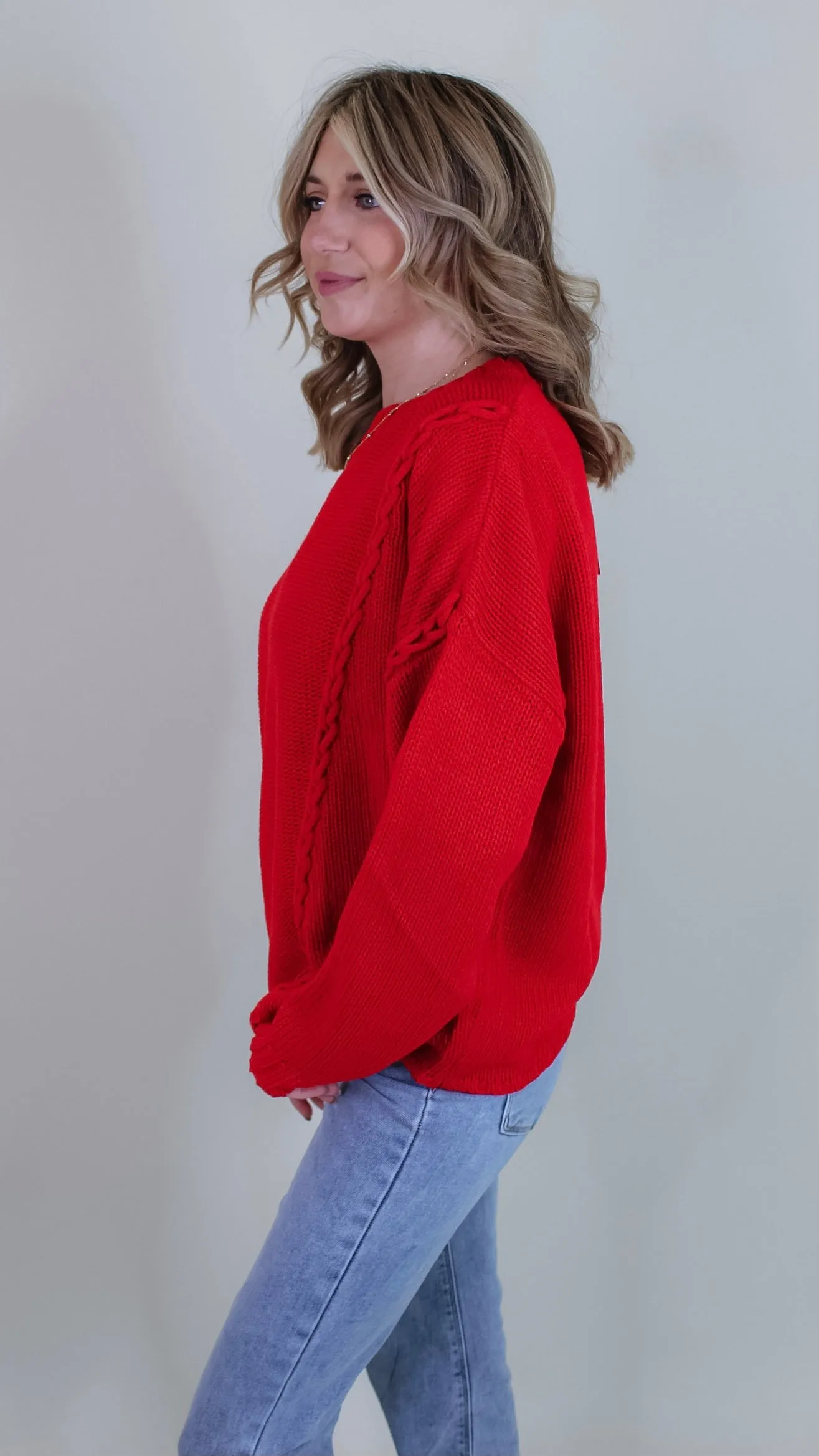 Sleigh Red Sweater