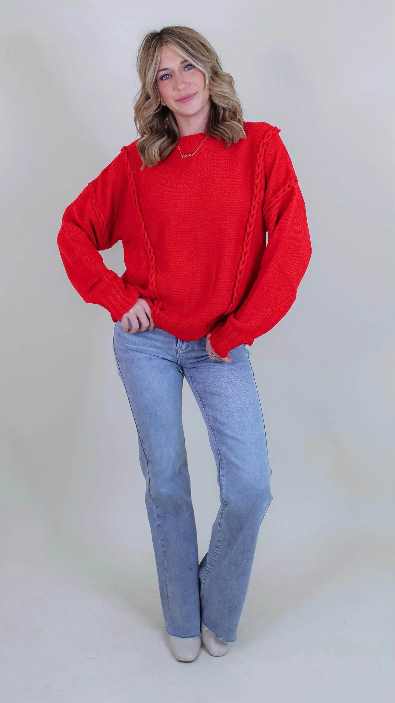 Sleigh Red Sweater